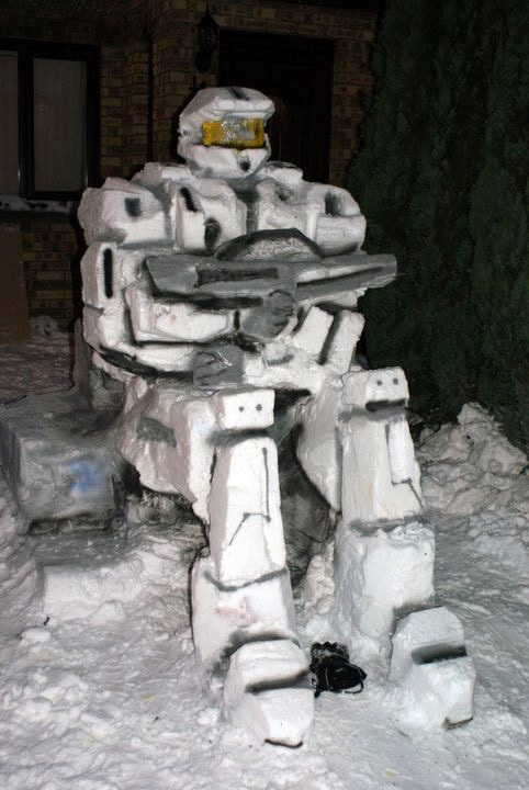 Spartan Snowman 