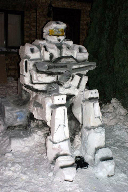 Halo Spartan Snowman