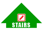 Staircase Locator Sign